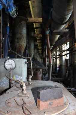 Eski Taş kömürler fabrika sanayi