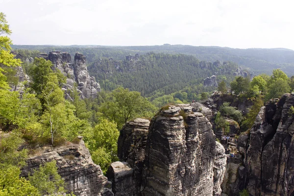 Elbsandteingebirge Saechsische Schweiz Sandstein Sachsen — Zdjęcie stockowe