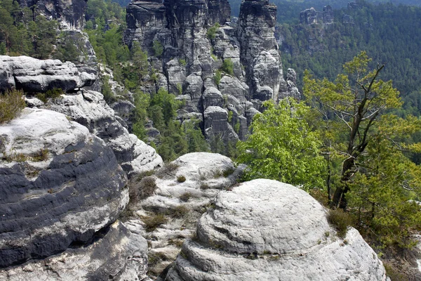 Elbsandteingebirge Saechsische Schweiz Sandstein Sachsen — Photo