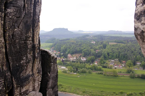 Elbsandteingebirge Saechsische Schweiz Sandstein Sachsen — Zdjęcie stockowe