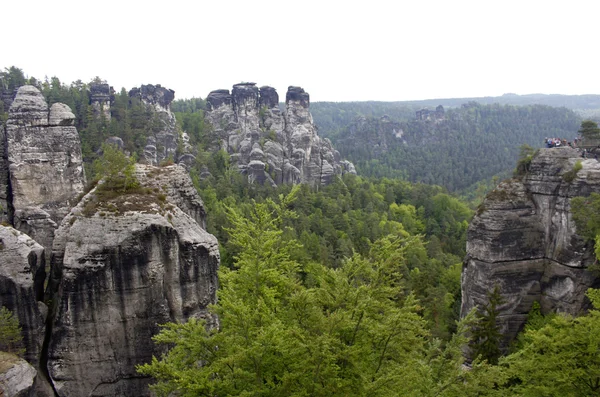 Elbsandteingebirge Saechsische Schweiz Sandstein Sachsen — Photo