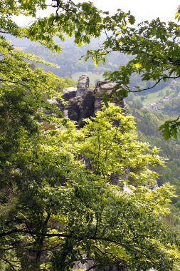 Elbsandteingebirge Saechsische Schweiz kumtaşı Saksonya