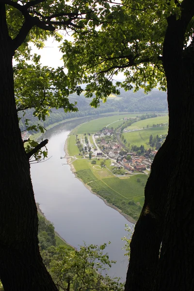 Elbsandteingebirge Sächsische Schweiz Sandsteinsachsen — Stockfoto