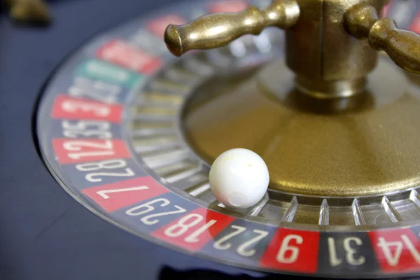 Spiel Roulette spel spelen geluk willekeurig rijke getal — Stockfoto