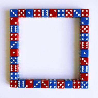 wuerfel çerçeve arka plan illüstrasyon Vorlage bunt zar