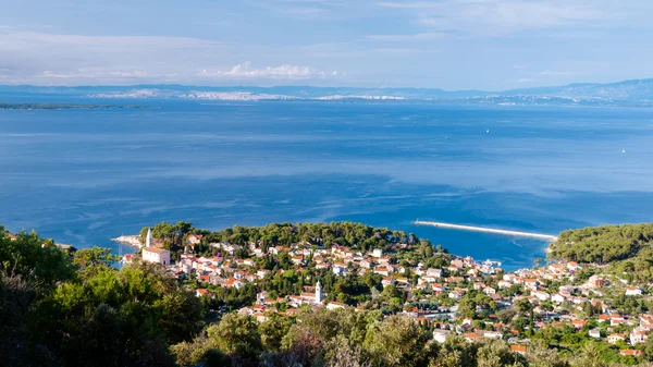 Mali Losinj zicht vanaf panoramisch punt — Stockfoto