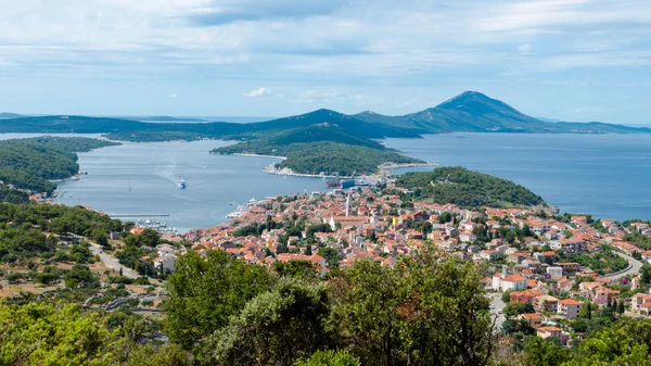 Панорамний вид малі острові Losinj — стокове фото