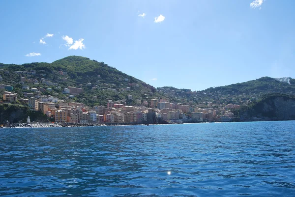 Camogli och Portofino udde — Stockfoto