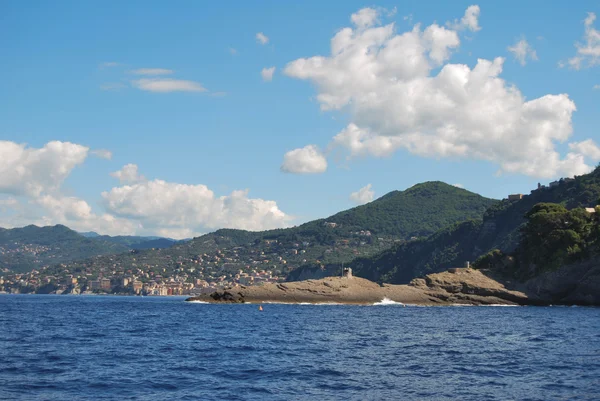 Promontório de camogli e portofino — Fotografia de Stock