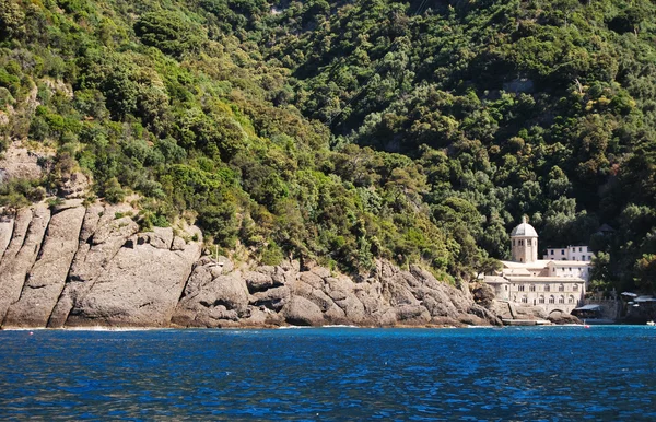 Camogli és Portofino hegyfok — Stock Fotó