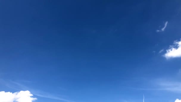 Cer Albastru Fundal Nori Frumoși — Videoclip de stoc
