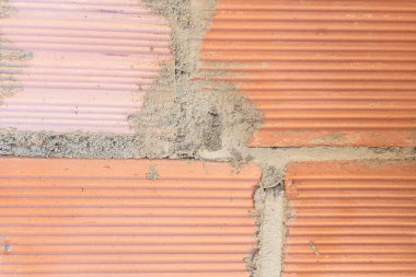 eski kırmızı tuğla duvar dokusu arkaplanı