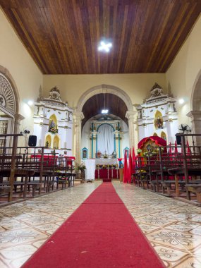 Boipeba Adası Bahia Brezilya 'daki Kutsal Ruh Kilisesi.