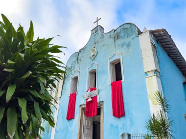 Boipeba Adası Bahia Brezilya 'daki Kutsal Ruh Kilisesi.