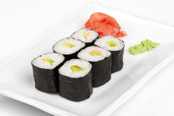 Sushi roll with avocado. — Stock Photo, Image