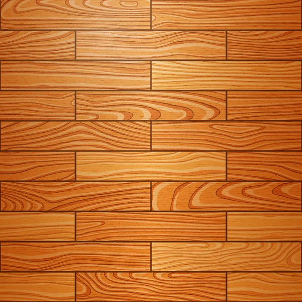 Textura de parquet de madera realista. Fondo sin costura vectorial . — Vector de stock