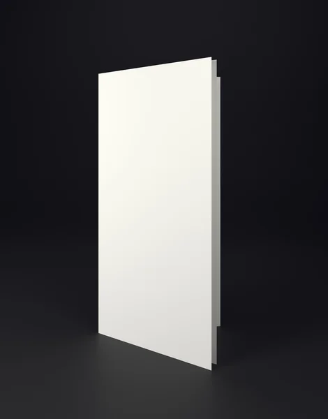 Siyah arka plan üzerine beyaz katlanmış kağıt kadar alay