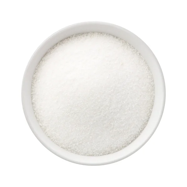 Refined Sugar in a Ceramic Bowl Royalty Free Stock Photos