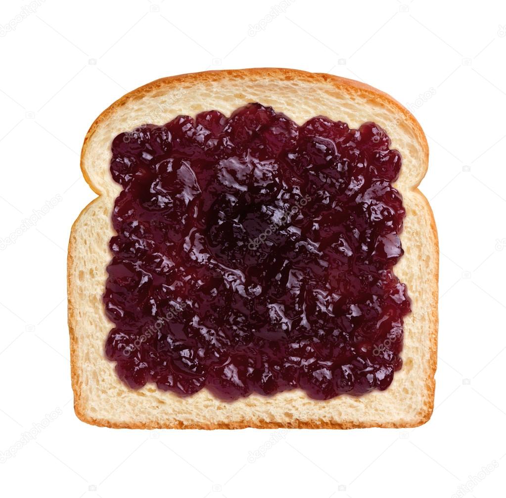Grape Jelly on Bread — Stock Photo © rimglow 58291501