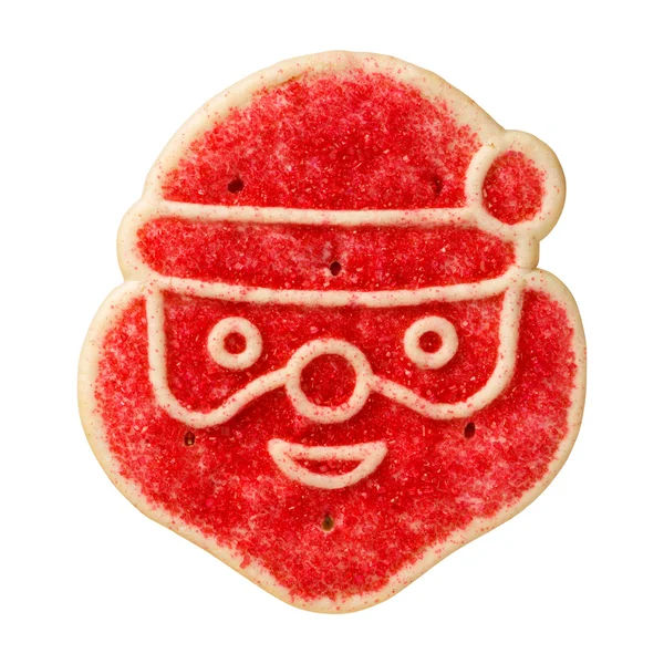 Santa suiker Cookie — Stockfoto
