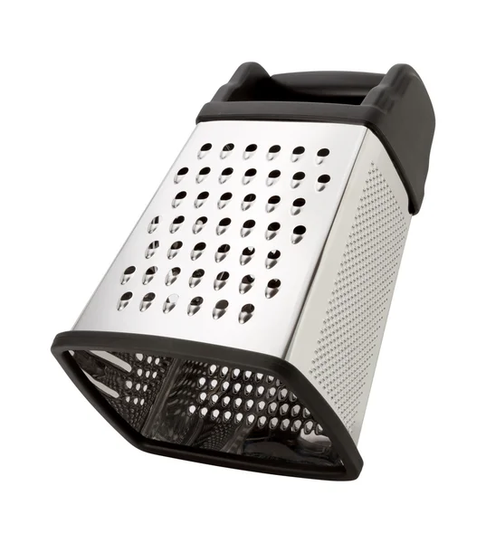 Tilted Stainless Steel Box Grater — Stock Photo, Image