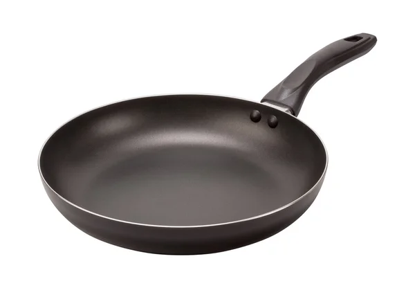 Empty Black Frying Pan (clipping path) — Stock Photo, Image