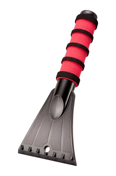Ice Scraper with a Red Handle — Stock Photo, Image