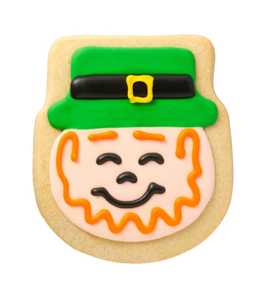 Leprechaun Cookie för St. Patrick's Day — Stockfoto