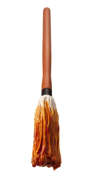 Barbecue Sauce Basting Mop with a Wooden Handle — Stock Photo, Image