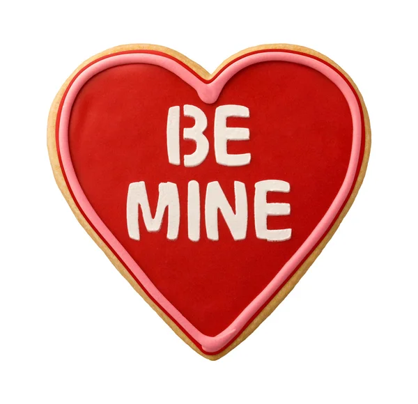 Worden mijn hart gevormde Valentine Cookie — Stockfoto