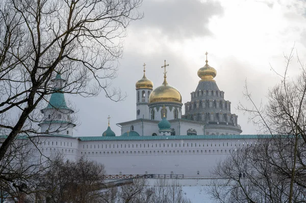 View Resurrection New Jerusalem Stavropegic Monastery Istra Moscow Region Russian — Stock Photo, Image