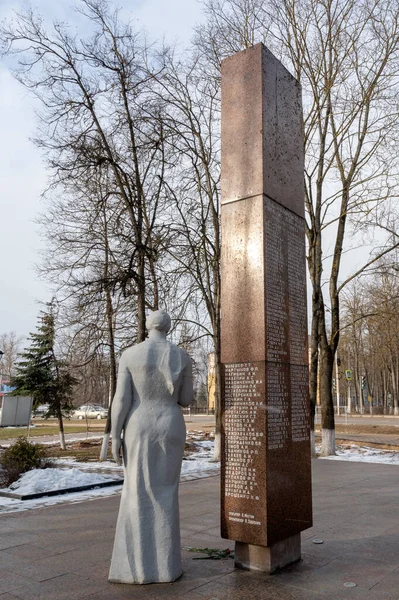 Memorial Aos Soldados Caídos Unidades Que Libertaram Cidade Istra Istra — Fotografia de Stock