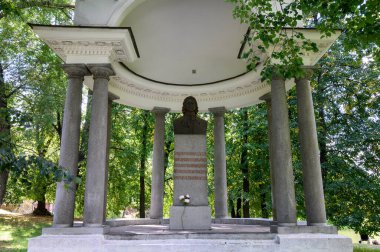 I. Peter Pavilion-rotunda Lefortovo Parkı, Moskova, Rusya Federasyonu, 22 Ağustos 2020