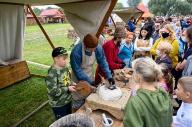 Moskova-XVII yüzyılların Tarihi 'ndeki demirci evi 