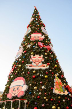      Kızıl Meydan 'da Noel ağacı, Moskova, Rusya Federasyonu, Aralık 05, 2020