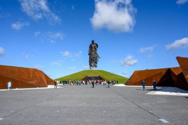 Rzhev Anıtı Sovyet Askeri, Khoroshevo, Rzhev Bölgesi, Tver Bölgesi, Rusya Federasyonu, 19 Eylül 2020