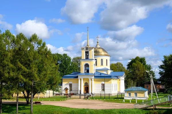 Cattedrale Dell Assunzione Della Beata Vergine Maria Zubtsov Regione Tver — Foto Stock