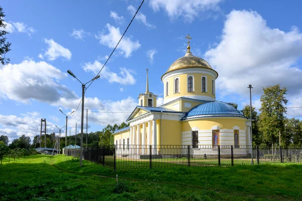 Cattedrale Dell Assunzione Della Beata Vergine Maria Zubtsov Regione Tver — Foto Stock
