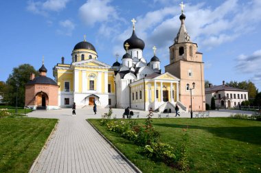Staritsky Kutsal Dormition Manastırı, Staritsa, Tver Bölgesi, Rusya Federasyonu, 20 Eylül 2020