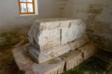 Ivan Glebov 'un Staritsky Kutsal Koğuş Manastırı, Staritsa, Tver bölgesi, Rusya Federasyonu, 20 Eylül 2020