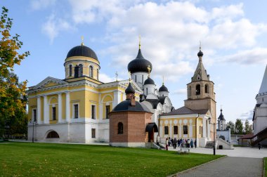 Staritsky Kutsal Dormition Manastırı, Staritsa, Tver Bölgesi, Rusya Federasyonu, 20 Eylül 2020