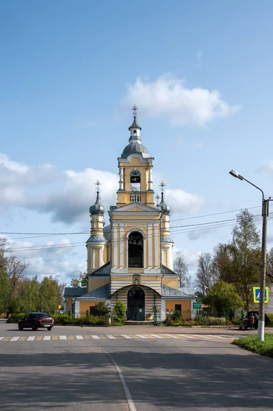 Iglesia Elías Profeta Staritsa Región Tver Federación Rusia Septiembre 2020 —  Fotos de Stock