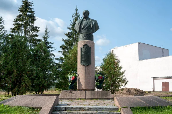 Monumento Matvey Zakharov Staritsa Região Tver Federação Russa Setembro 2020 — Fotografia de Stock