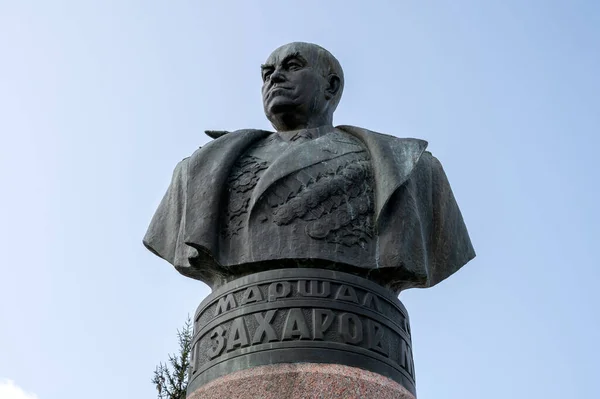 Monumento Matvey Zakharov Staritsa Região Tver Federação Russa Setembro 2020 — Fotografia de Stock