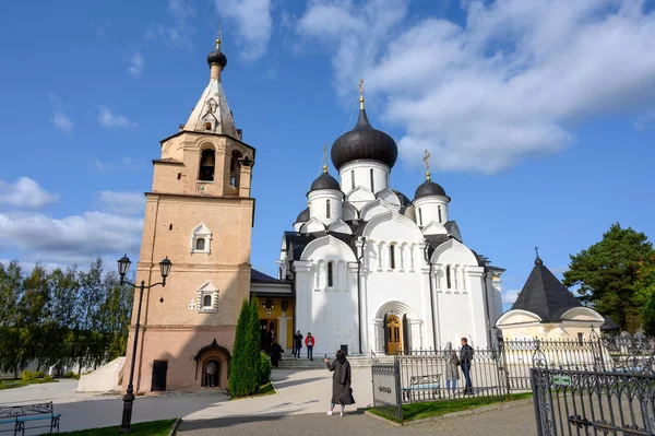 Budynki Klasztorze Świętej Sypialni Staritsa Obwód Twerski Rosja Września 2020 — Zdjęcie stockowe