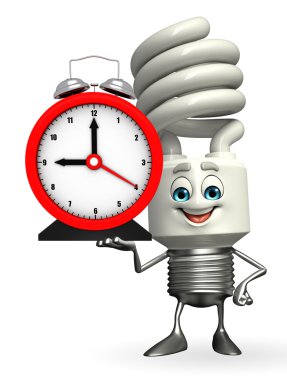 CFL karakteri ile masa saati