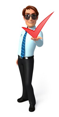 hizmet delikanlı değil işareti ile