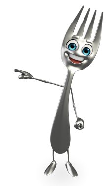 çatal karakteri işaret ediyor