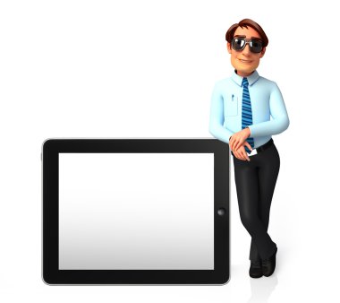 Genç hizmet adam sekmesi