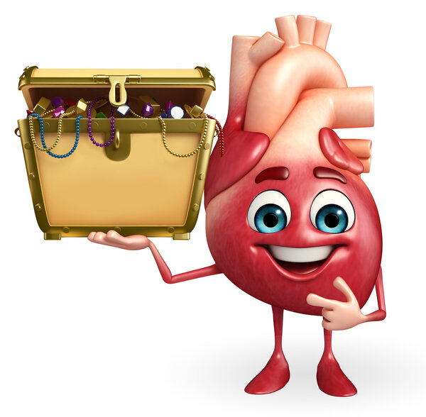 Персонаж с коробкой сокровищ
 